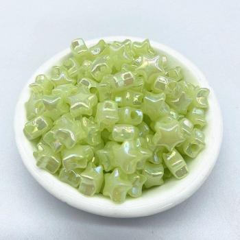 50pcs 10mm Colorful Star Loose Beads for Children’s Crafts