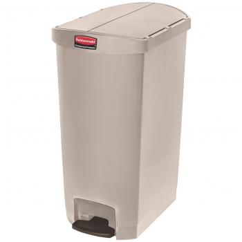 Rubbermaid Slim Jim 68L Beige Step-On Waste Bin