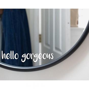 Hello Gorgeous Removable Art Mural