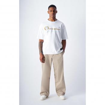 Pantaloni beige Champion per uomo taglia M