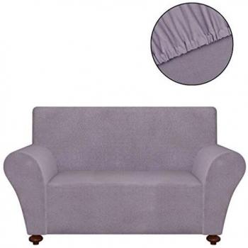 VidaXL Housse de Canapé en Coton Jersey Extensible Taupe Clair