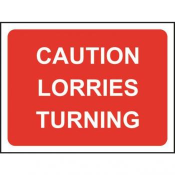 Spectrum Temporary Caution Sign for Lorries