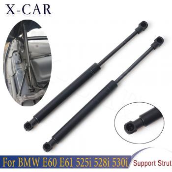Accesorios de Capó para BMW E60/E61, Amortiguadores de Gas, 2 Unidades, Negro