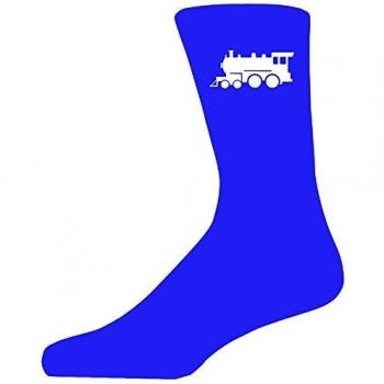 Train‑Track Blue Hosiery