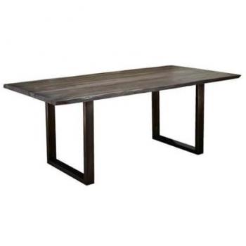 Tavolo da pranzo in legno di sheesham 160x90x78 cm