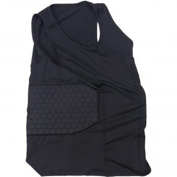 Protector Deportivo Chaleco Negro Acolchado