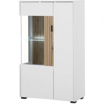 Elegantes Highboard Merced in Weiß matt