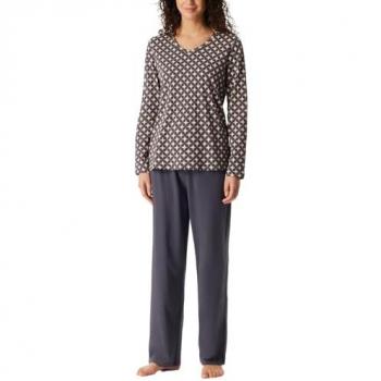Sueño Rosa-Cremoso: Pijama Ciruela SCHIESSER
