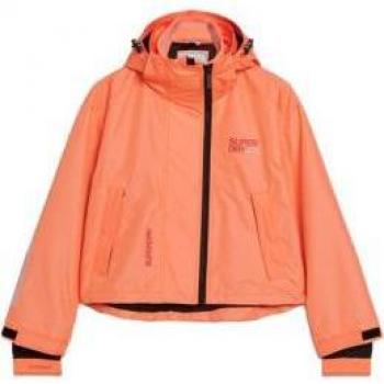 Superdry Hooded Windbreaker für Damen in korallenrot
