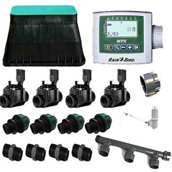 Conjunto de riego Rain Bird de 4 zonas