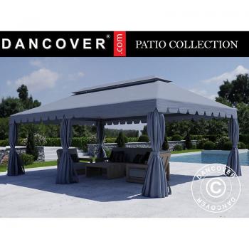Tonnelle de jardin Gris Osiris 4x6m
