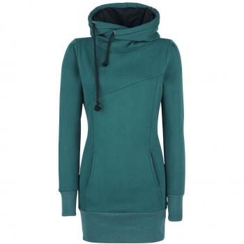 Petrol Hooded Sweater by RED by EMP