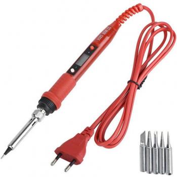 80W Adjustable Electric Soldering Iron with LCD Display