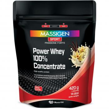 Massigen sport power whey concentrate vaniglia 420 g