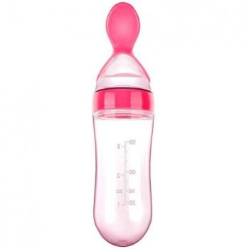 Newborn Silicone Spoon Feeder Bottle