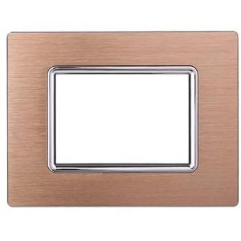 Interface lumineuse or en aluminium – module Bticino Livinglight compatible
