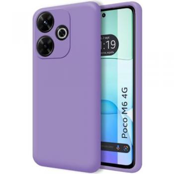 Funda de Silicona Morada para Xiaomi Poco M6 4G