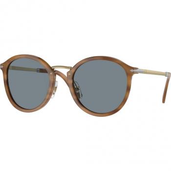 Persol 0PO3309S Herren Sonnenbrille Rund Acetat Vollrand Braun
