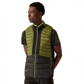 Chaleco Hiking Regatta Leedre Hybrid Nephrite Verde / Negro L