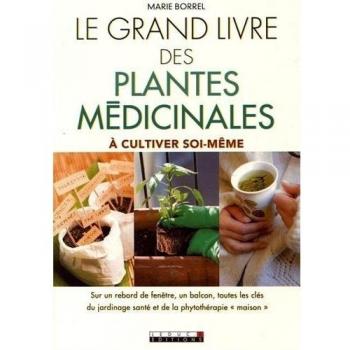 Le grand livre des plantes médicinales à cultiver soi-même : sur un rebord de fenêtre, un balcon, toutes les clés du jardinage santé et de la phytothérapie maison