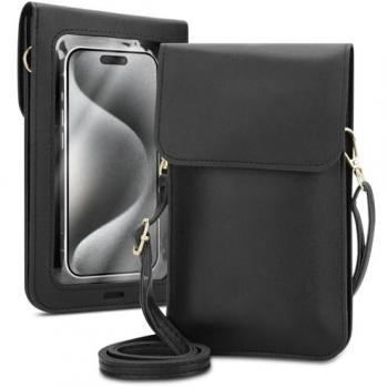 Cadorabo Handytaschen-Set für TCL 30E/30SE/305 – Damenrucktasche mit Handyfach