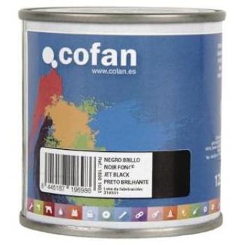 Esmalte sintético negro brillo Cofan 125 ml