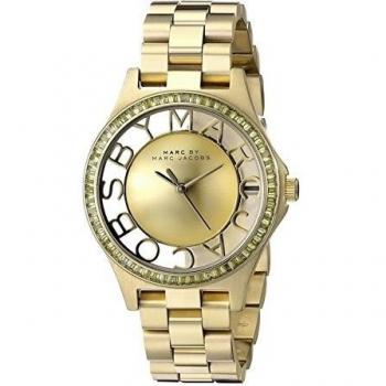 Marc Jacobs Frauen‑Armbanduhr XS Analog Quarz Edelstahl MBM3338