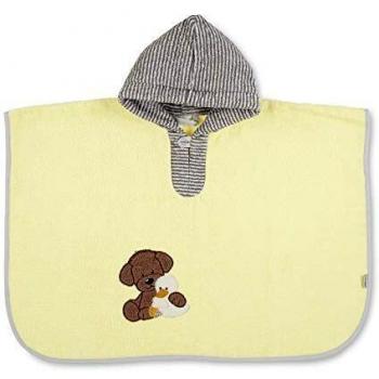 Baby-Sternen-Softponcho in Gelb – Hanno/Edda Edition