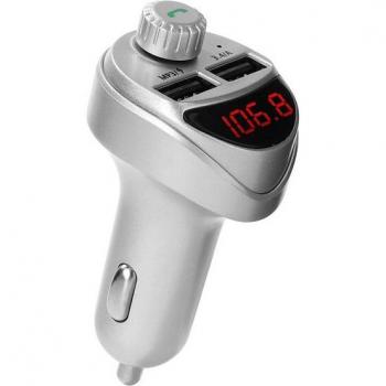 Car MP3 Player Bluetooth FM Transmitter with 3.4A Dual USB Charger