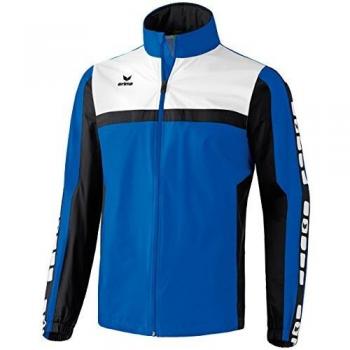 Erima Herren Classic 5C Regenjacke – New Royal Edition, Schwarz/Weiß, M