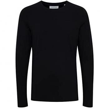 Viernes Elegante: Camiseta de Manga Larga Theo Black