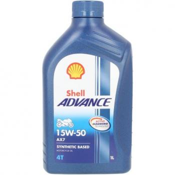 Olio motore 4T SHELL Advance AX7 15W50 1L