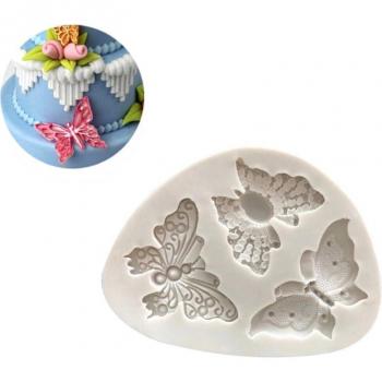 Silicone Mold for Butterflies Cake Decoration
