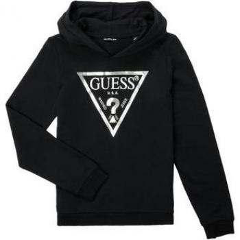 Guess Kids Black Foil Triangle Logo Sweatshirt