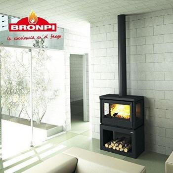 Estufa de leña Bronpi 10 kW modelo Versalles
