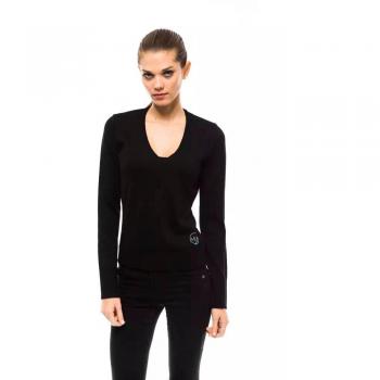 Montana Blu Black Wool Pullover