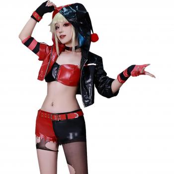 Harley Quinn Verkleidung mit Perücke [Milchzeit] für Kostümpartys