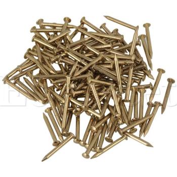 100pcs 15mm Classic Copper Miniature Furniture Nails with Round Head