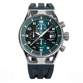 Locman Herrenuhr Montecristo Chrono anthrazit grün 41 mm Ref. 0542