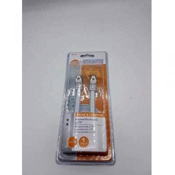 Schwaiger CAT6 Netzwerk Flachkabel, 3m, U/FTP, Weiß, CKF630532