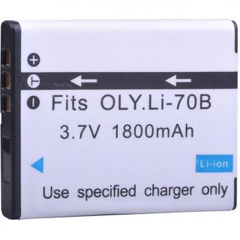 2Pcs LI-70B Rechargeable Lithium Battery for Olympus