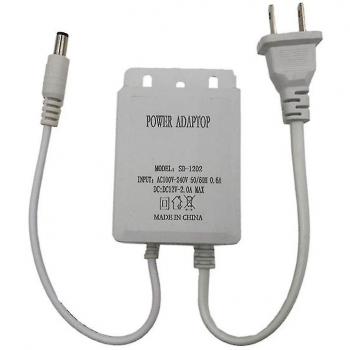 Fuente de Alimentación 12 V 2 A a Prueba de Lluvia para Cámaras IP