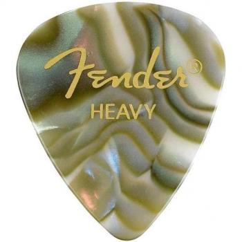 Fender 351 Form Plektren Abalone Heavy (12er-Pack)