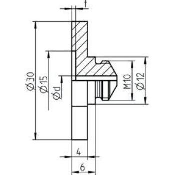 Embout de rechange Gesipa 16/27 avec évidement
