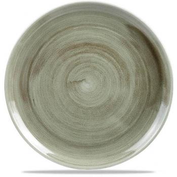 Green Stonecast Evolve 260mm Antique Round Plate
