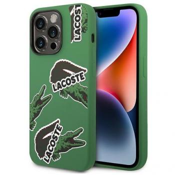 Étui Vert Lacoste pour iPhone 14 Pro 6,1 en Silicone