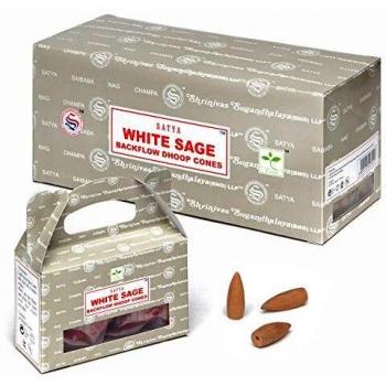 Premium White Sage Backflow Incense Cones