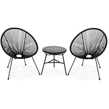 Table Basse et Fauteuils Acapulco Épave – Lot Duo