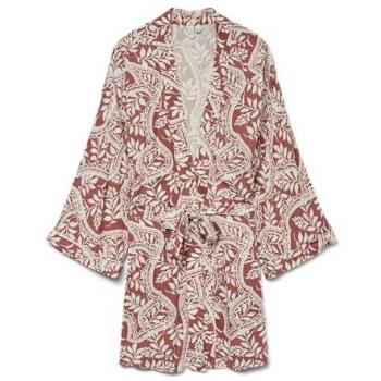 Kimono Donna Vero Moda Fantasia Rosa e Panna