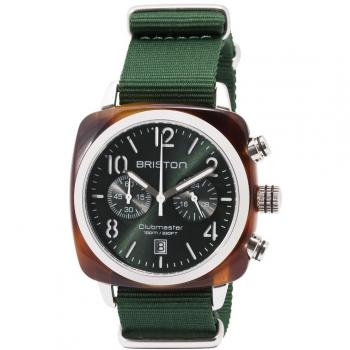 Renaissance Bristane Clubmaster Green Sun Dial Tortoise